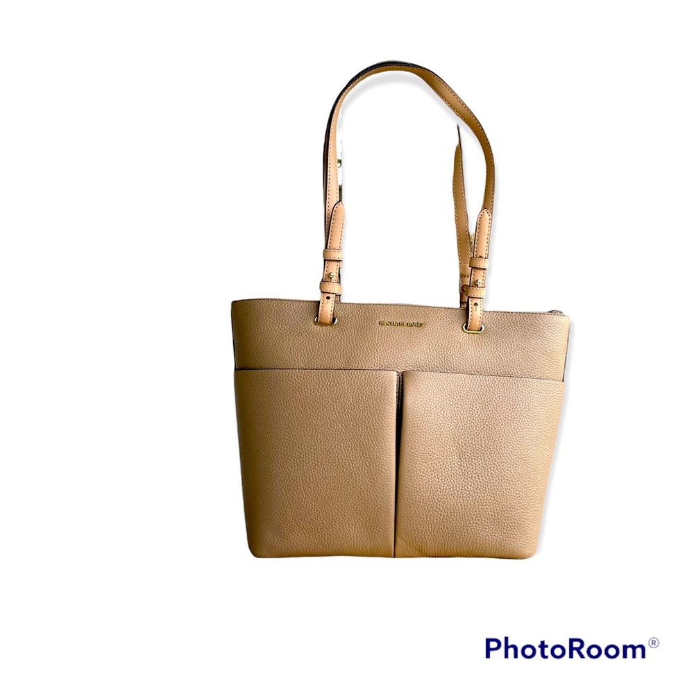 Michael Kors Black Bedford Pebbled Leather Tote Bag